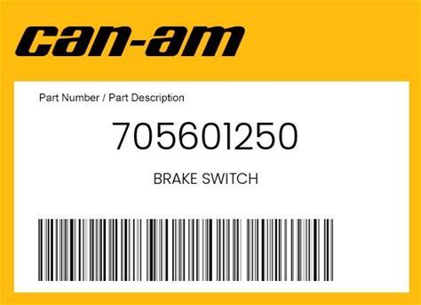 Can Am Brake Sensor 705601250